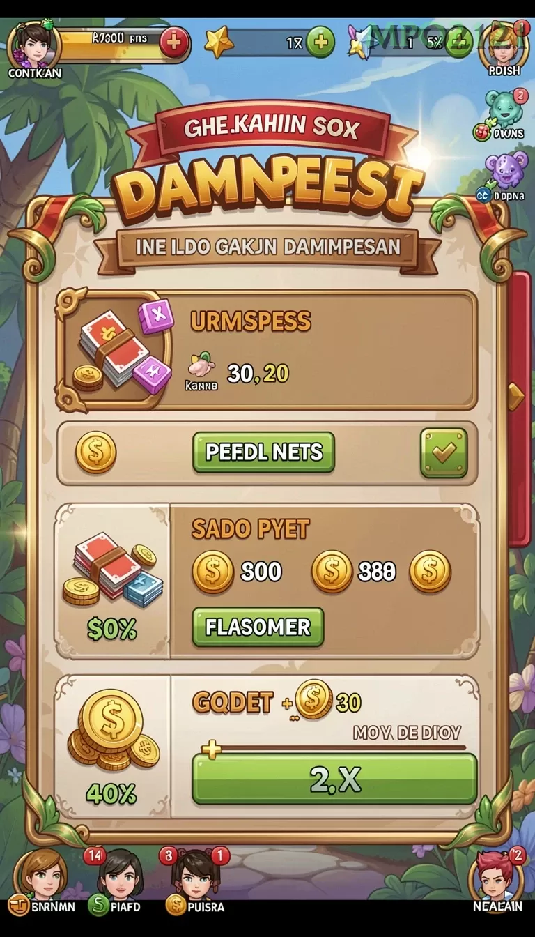 Cuplikan layar ESSE4D — menu navigasi