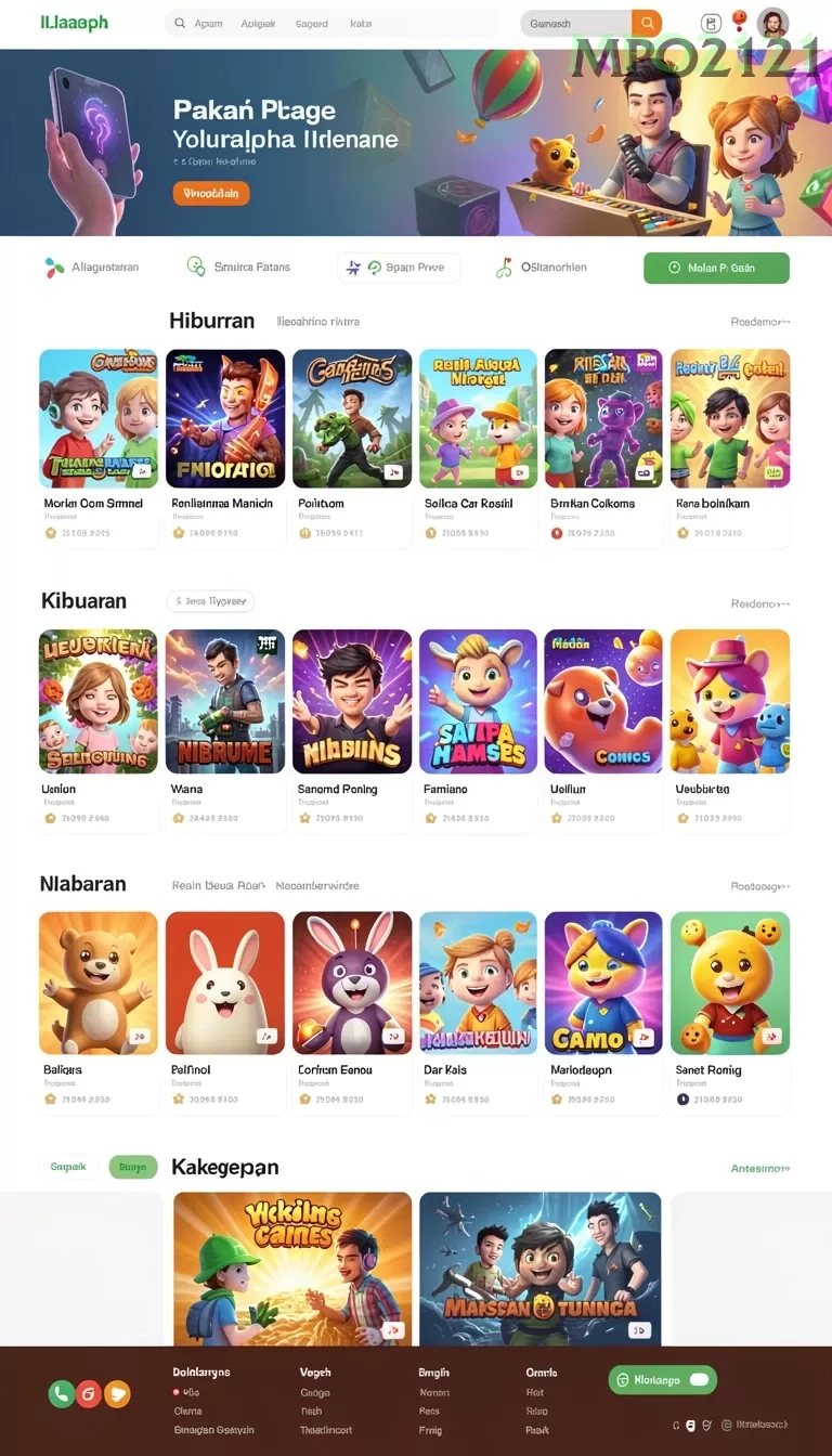 Cuplikan layar RADEN4D — menu navigasi