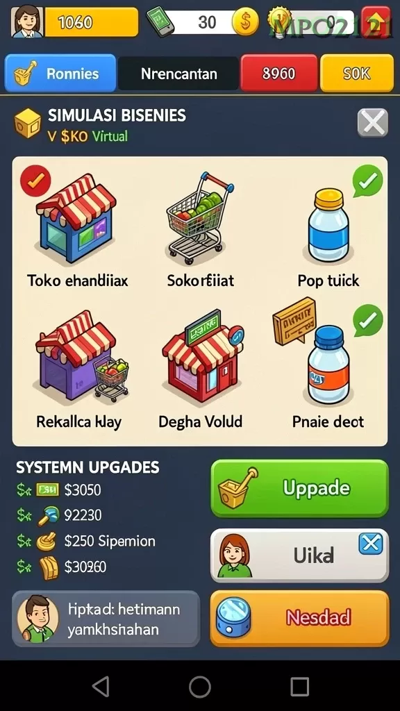 Cuplikan layar JAKSELTOTO — menu navigasi